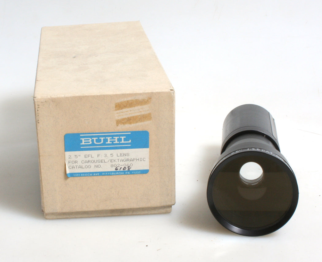 2.5 EFL F/3.5 BUHL PROJECTION LENS N.I.B.