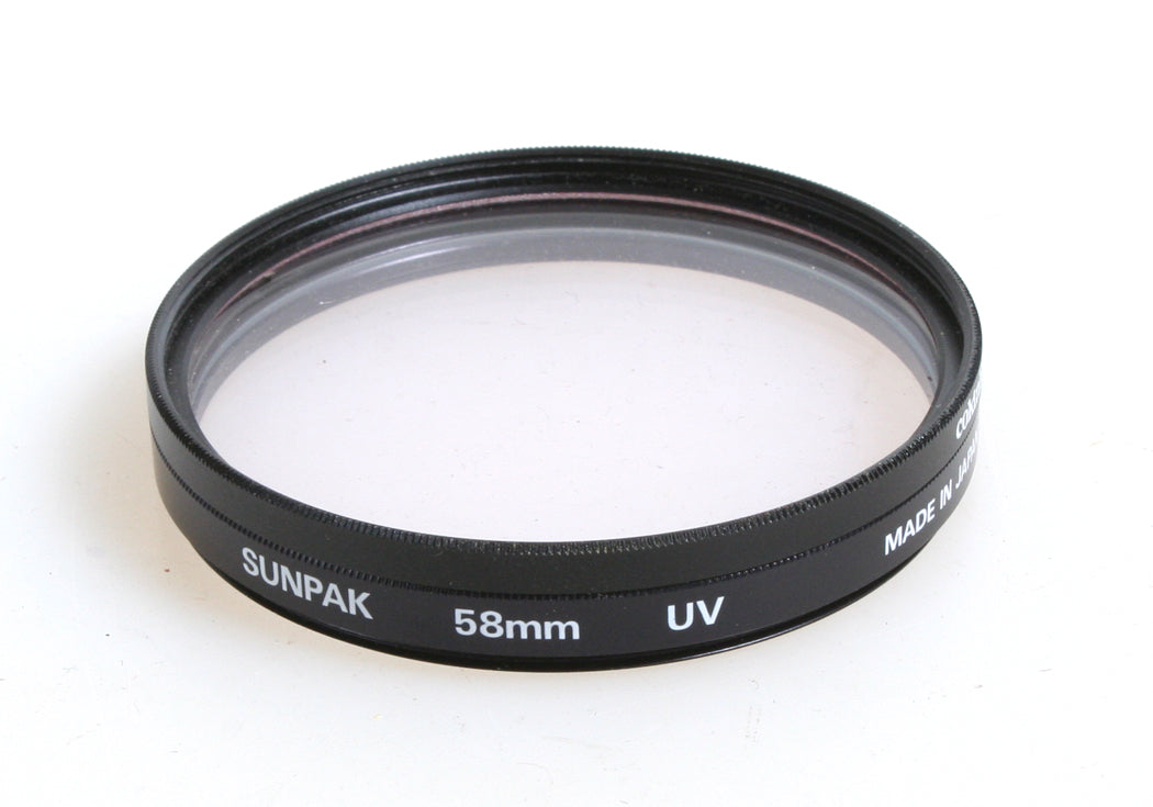 58MM FILTER SET OF 5, SL-C, SKY 1A, SKY 1B, UV, CROSS STAR