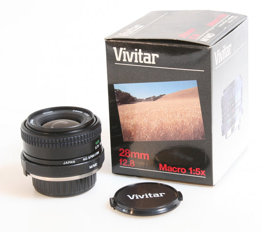 28MM F 2.8 MACRO 1:5X FOR MINOLTA MD GREAT FOR MICRO 4/3 CAMERA