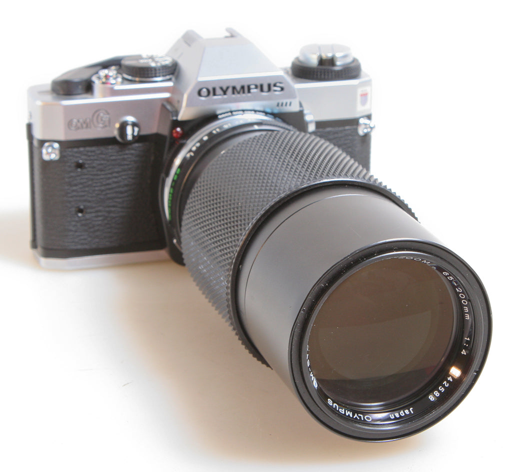 OLYMPUS OM-G W/ 65-200MM F.4 ZUIKO LENS