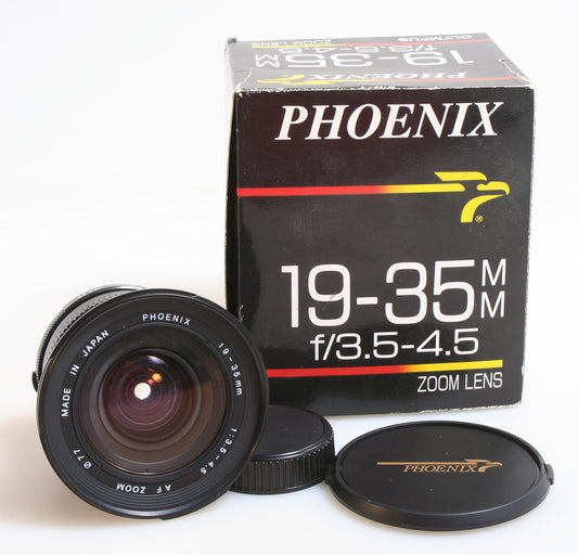 19-35MM F 3.5-4.5 FOR OLYMPUS OM MOUNT, GREAT FOR MICRO 4/3RD CAMERA