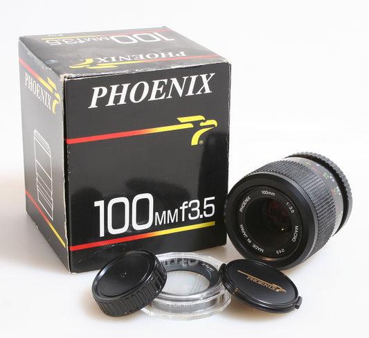 PHOENIX 100mm F 3.5 FOR SCREW MOUNT ,IN BOX