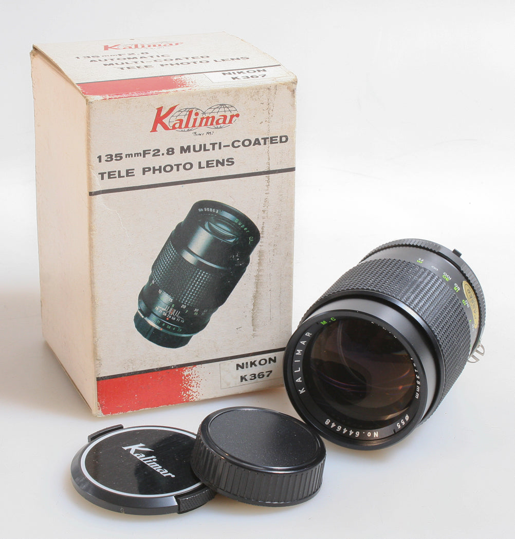 Kalimar 135mm F 2.8 For Nikon F Mount, In Box