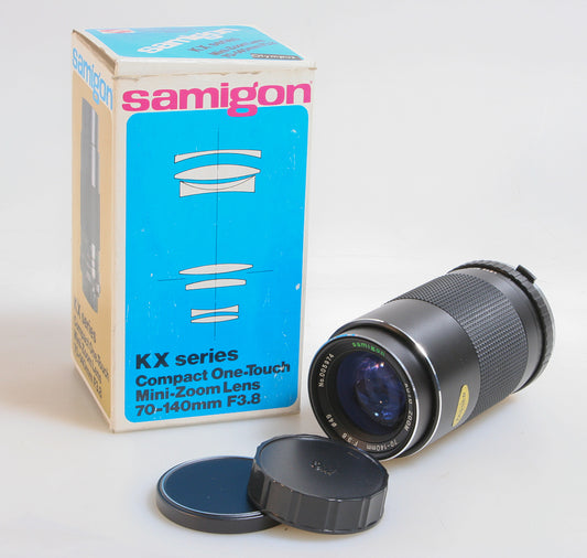 SAMIGON 70-140MM F 3.8 FOR OLYMPUS IN ORIGINAL BOX