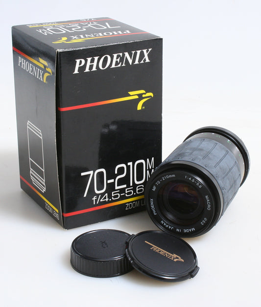 PHOENIX 70-210mm F 4.5-5.6 FOR CONTAX YASHICA, IN BOX