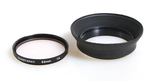 52MM LENS HOOD WITH SKY 1A FILTER
