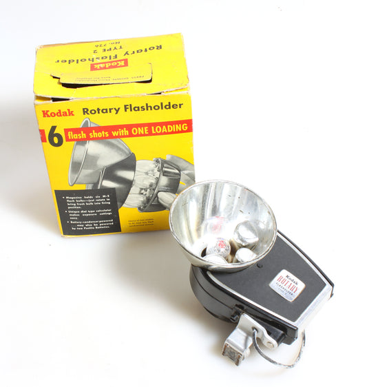 VINTAGE KODAK ROTARY FLASHOLDER TYPE-2 IN BOX