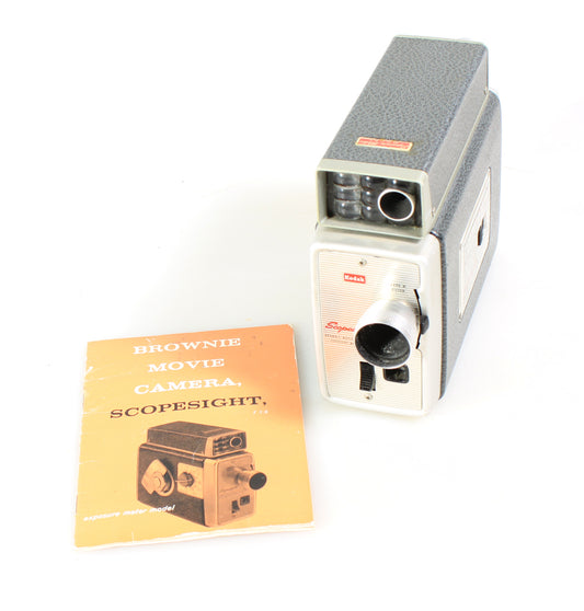 Kodak Scopesight Brownie Movie Camera W/ Manual