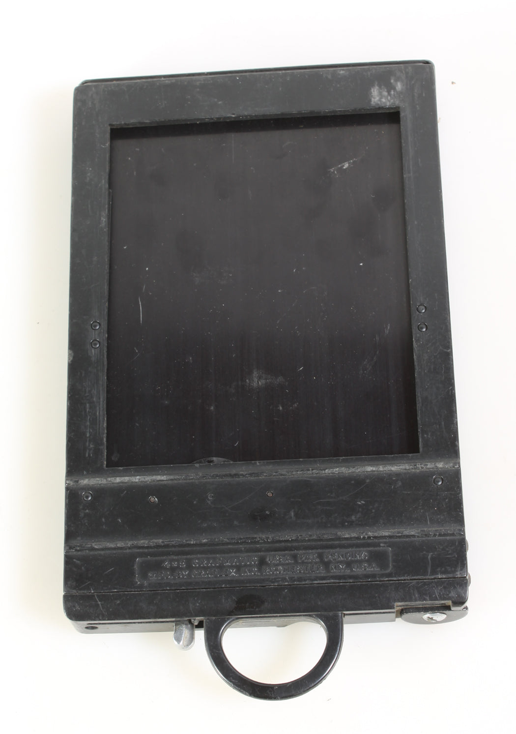 GRAFMATIC FILM HOLDER CAT. NO. 1268 45 GRAPHIC GRAFLEX INC, ROCHESTER, NY 4X5