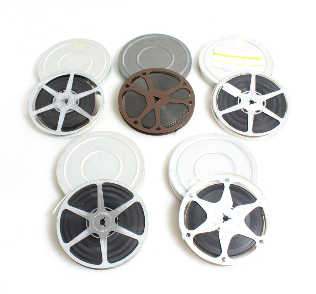 FOUND FOOTAGE MOVIE FILM EARLY 1950S 1000FT ON REELS WITH CANS (5 REELS)