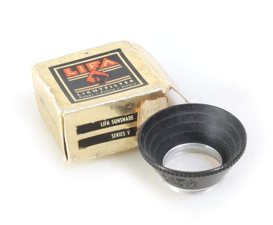 LENS HOOD BY LIFA SERIES V IN BOX - MADE IN GERMANY VINTAGE