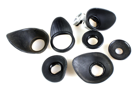 Vintage SLR Eyecups, Collection of 7