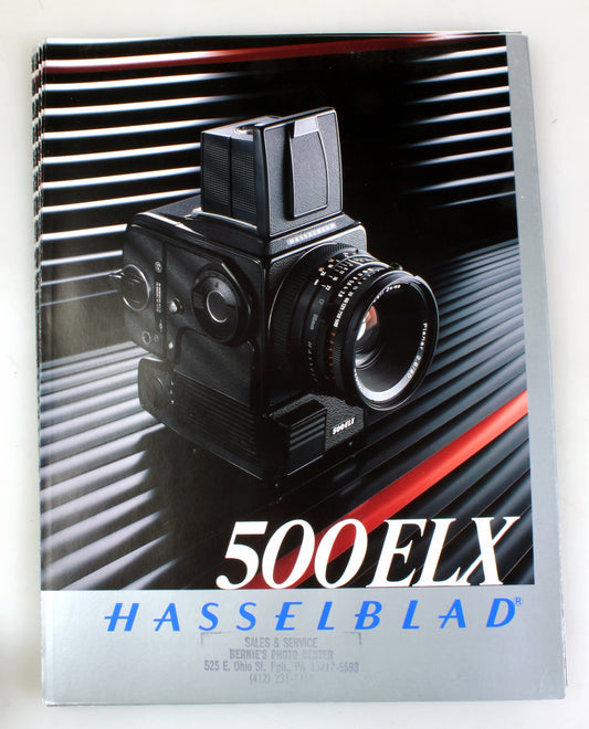 Hasselblad 500ELX Brochure, 1985