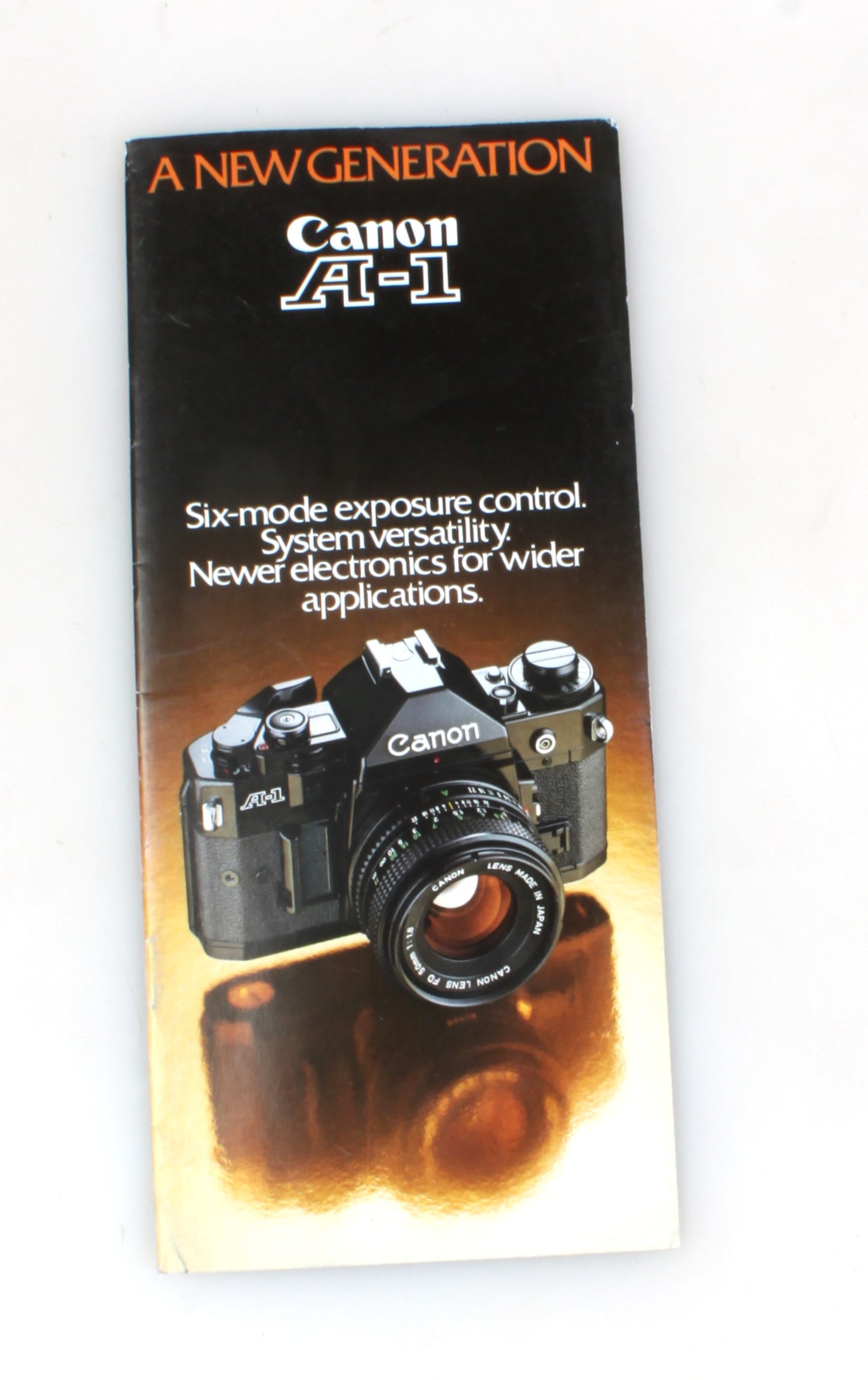Vintage 1981 Canon A-1 Camera Pamphlet//Brochure
