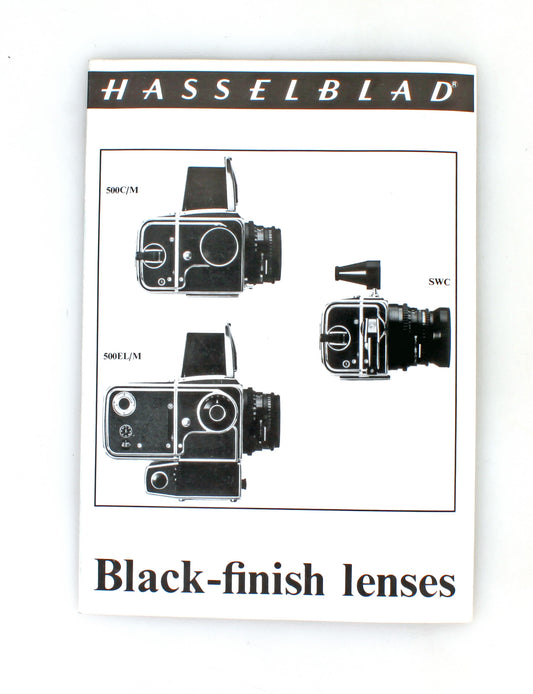 Hasselblad Black Finish Lenses Brochure