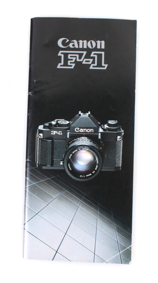 Canon F-1 Camera Pamphlet