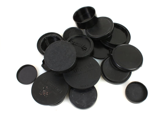 CAMERA LENS CAPS COLLECTION, 21 VARIOUS SIZES