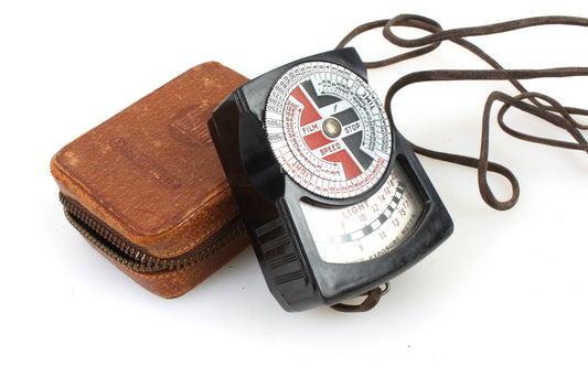 DEJUR BAKALITE LIGHT METER IN CASE