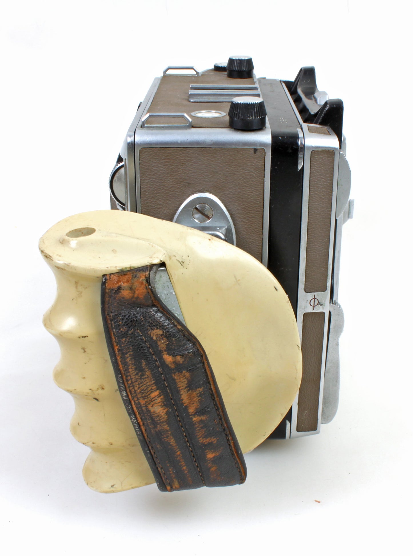 LINHOF TECHNIKA 4x5 RANGE FINDER FILM CAMERA WITH GRIP & ACCESSORY