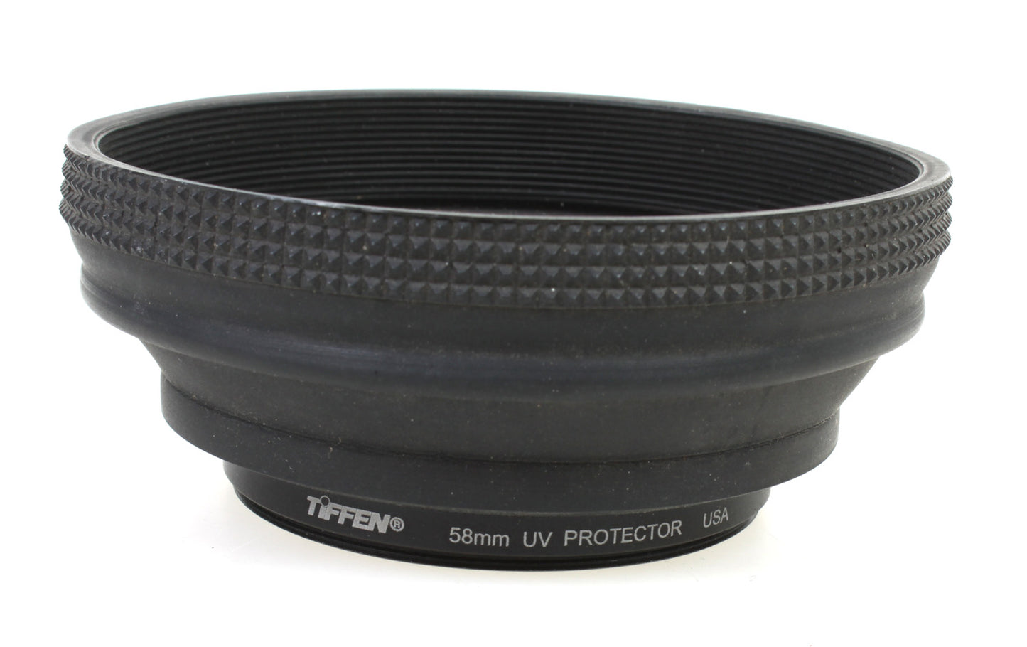 TIFFEN RUBBER LENS HOOD 58MM WITH UV FILTER
