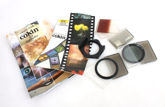 COKIN FILTER SET WITH 3 FILTERS & ADAPTER