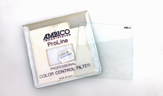 AMBICO CAMERA FILTER, .025 CYAN
