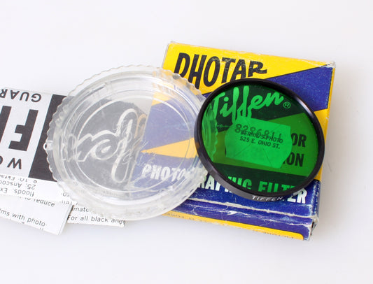 TIFFEN SERIES 6 GREEN 1 LENS FILTER IN CASE