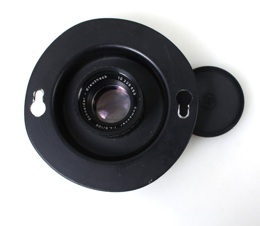 SAUNDERS LPL 4X5 ENLARGING LENS BOARD WITH F4.5/105