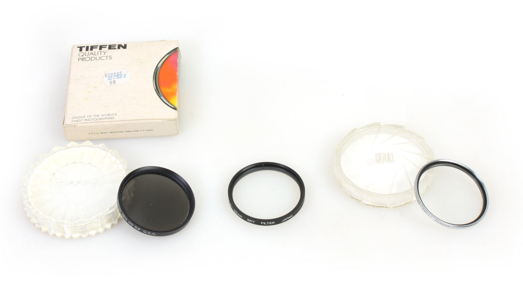 52MM FILTERS NEUTRAL DENSITY 0.9, SKY, CROSS SCREEN, SET OF 3