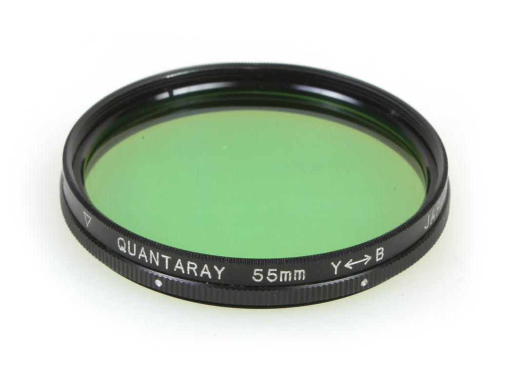 QUANTARAY 55MM Y-B GREEN CAMERA FILTER