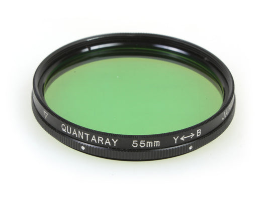 QUANTARAY 55MM Y-B GREEN CAMERA FILTER