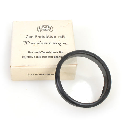 BRAUN PAXISCOPE-SUPPLEMENTARY FOR 100MM LENS