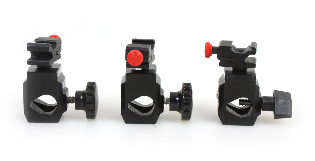 UNIVERSAL LIGHT STAND ADAPTER WITH METAL FLASH SHOE MOUNT SET OF 3