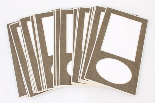 5X7 & OVAL PHOTO MEMORY MATE LOT 34