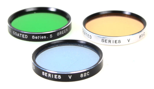 Spiralite Series 5 (V) Filters, Set of 3 - Green / 82C / 85C