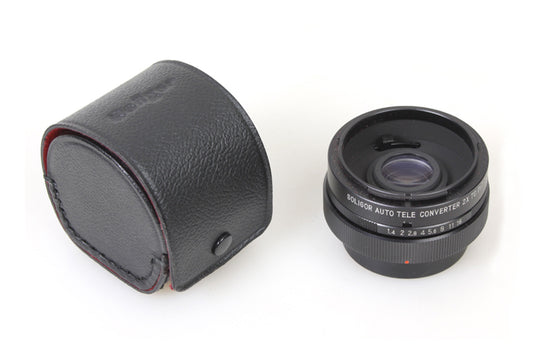 SOLIGAR AUTO TELE CONVERTER 2X TO FIT CANON FD W CASE