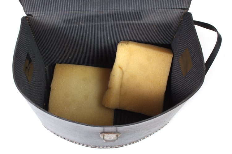 AMBICO CAT. NO 902 THE SHADE 2 1/4 CAMERA LENS HOOD BELLOWS (A8) W FILTER LOT