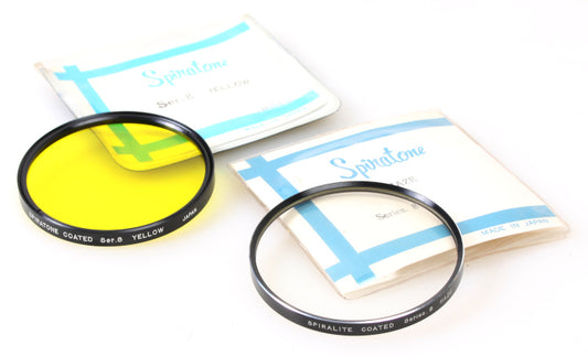 Spiratone Series 8 (VIII) Filters, Set of 2 - Yellow & Haze