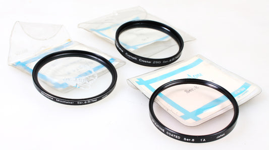 Spiratone Series 8 (VIII) Filters, Set of 3 - Mist Maker / Sky / Crostar