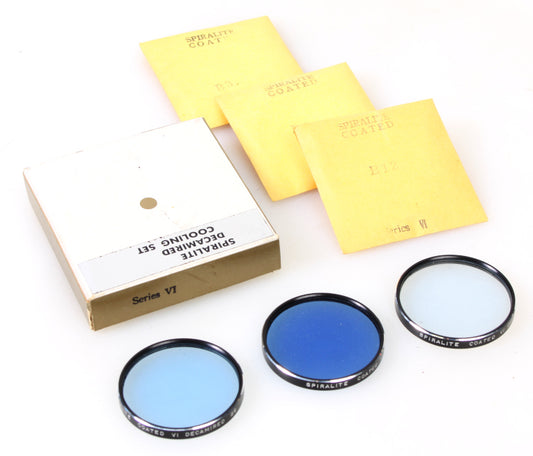 Spiratone Series 6 (VI) Filter Cooling Set of 3 - Light / Med / Dark Blue