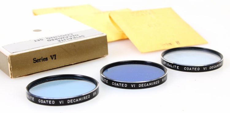 Spiratone Series 6 (VI) Filter Cooling Set of 3 - Light / Med / Dark Blue