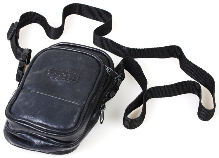 Quantaray Black Leather Camera Case w/Strap