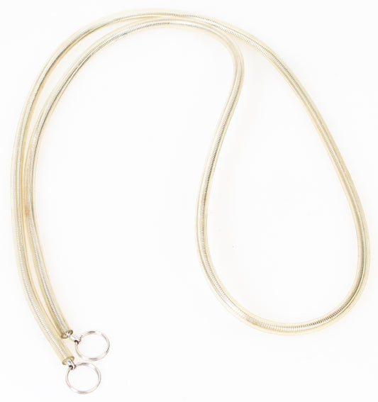 Stainless Steel Chain Camera Strap with Heavy Duty Clear Plastic Cover