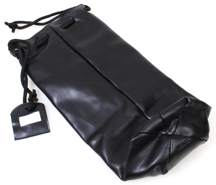 Extra Long Faux Leather Drawstring Lens Case, 11 Inches