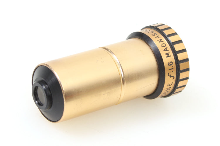 PROJECTOR LENS KEYSTONE MAGNASCOPE F:1.6 GOLD