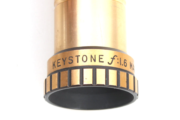 PROJECTOR LENS KEYSTONE MAGNASCOPE F:1.6 GOLD