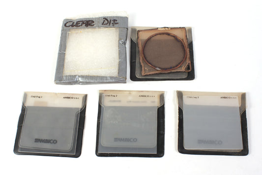 3X3 FILTERS AMBICO FOG 1/2/3 + EXTRA DIFFUSION FILTERS LOT 6