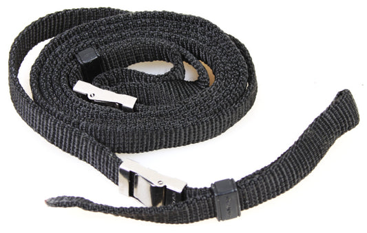 Vintage 1970s Black Woven Fabric Pentax Camera Strap