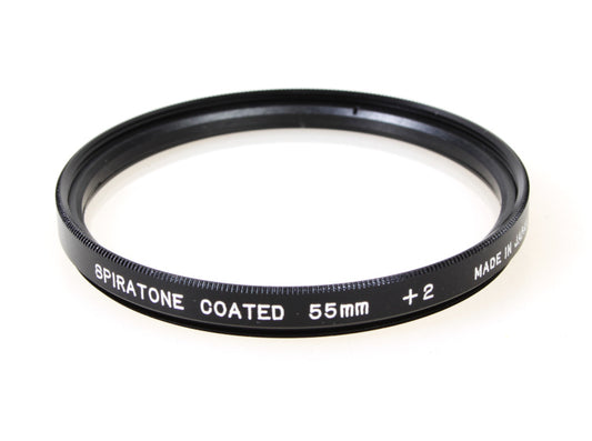 Spiratone 55mm Close Up Camera Lens Filter +2