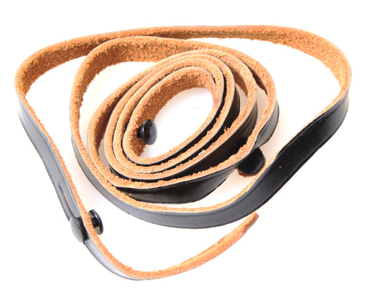 Vintage 1950s Thin Black Brown Camera Strap